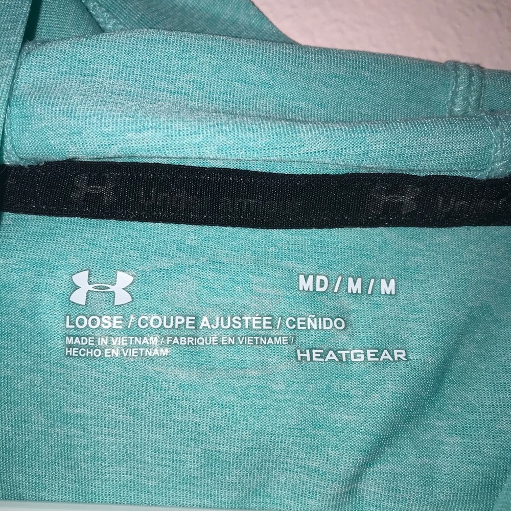 Blue with pink Under Armor lightweight hoodie